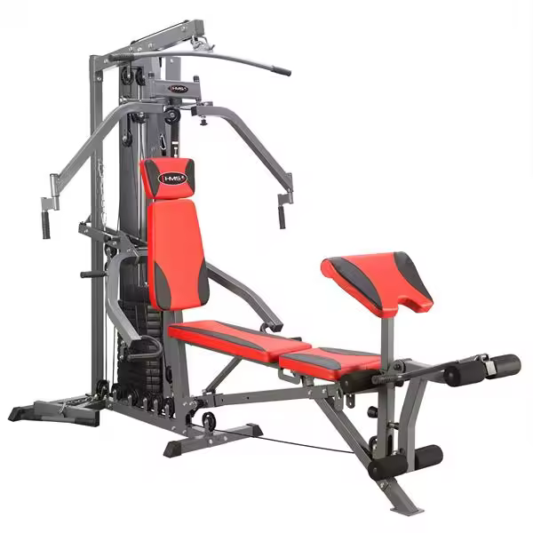 MULTIGIMNASIO COMPLETO ALTA CALIDAD CON 90 KG PILAS DE PESO HMS PRO TYTAN 10 - 1