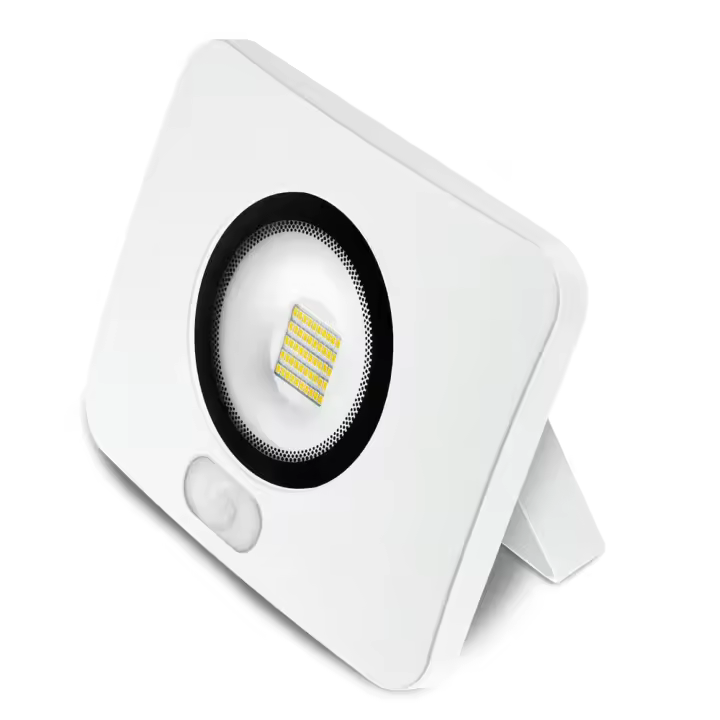 MATEL Proyector LED Aluminio Fundido Sensor Blanco 30W Luz Fría - 1