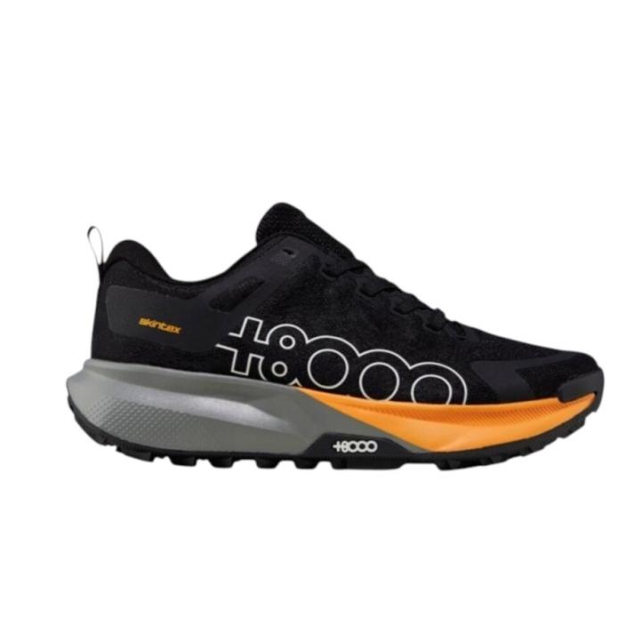 Green Shoes +8000 Veleta Trekking for Men, featuring breathable mesh upper, phylon midsole for impact absorption, and slip-resistant rubber outsole for stability, ideal for hiking and trail running.