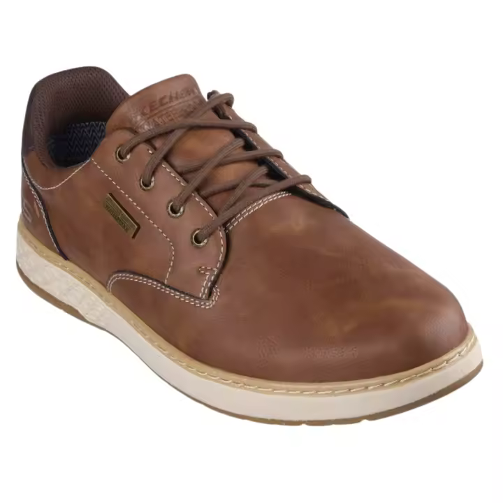 Deportivos Skechers  Relaxed Fit: Garlan - Pryor De Polipiel/Piel Vegana Para Hombre Color Marrón - 1