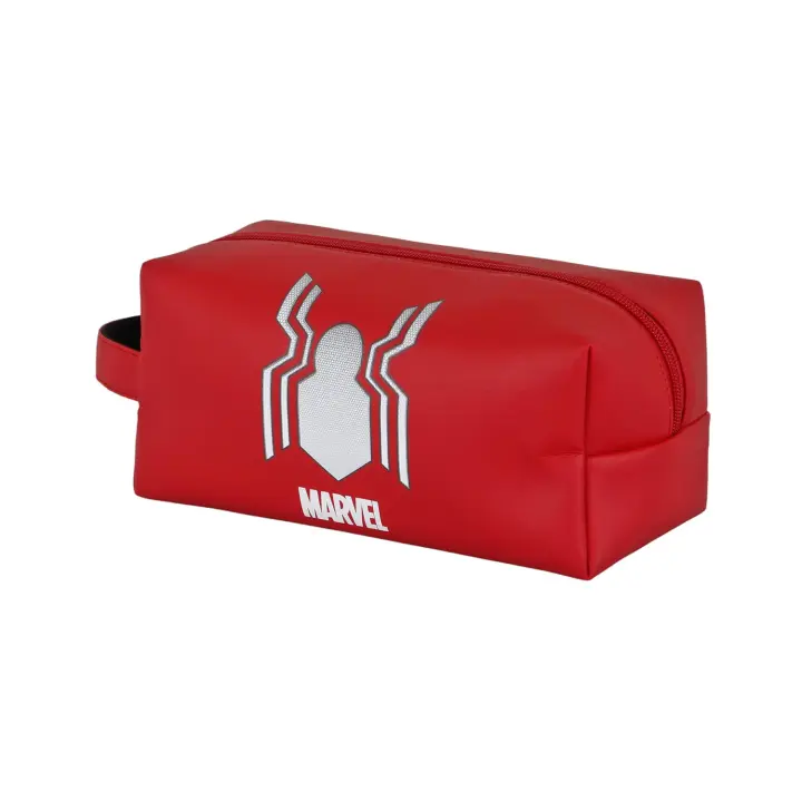 Marvel Spiderman Spider PLUS Brick Travel Toiletry Bag, Red - 1
