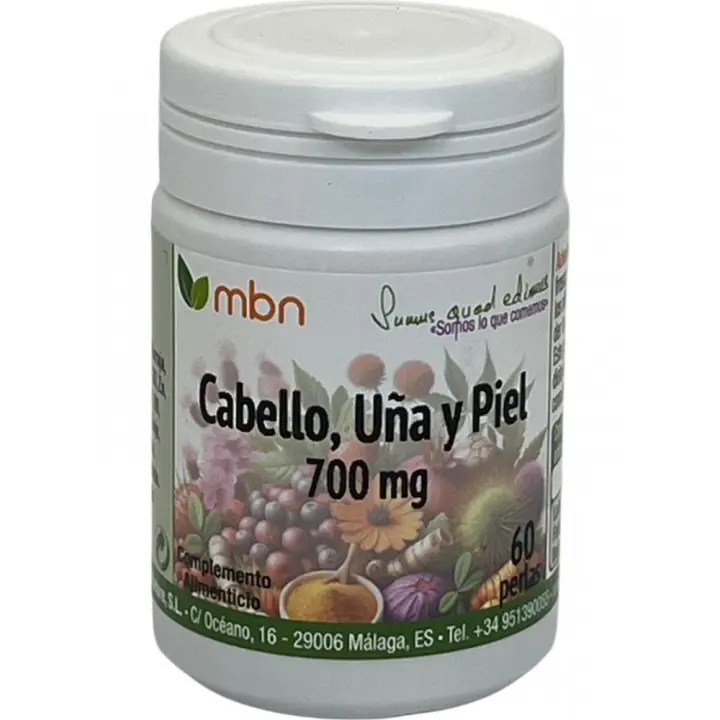 Cabello, uña y Piel 60 Perlas de Manabios - 1