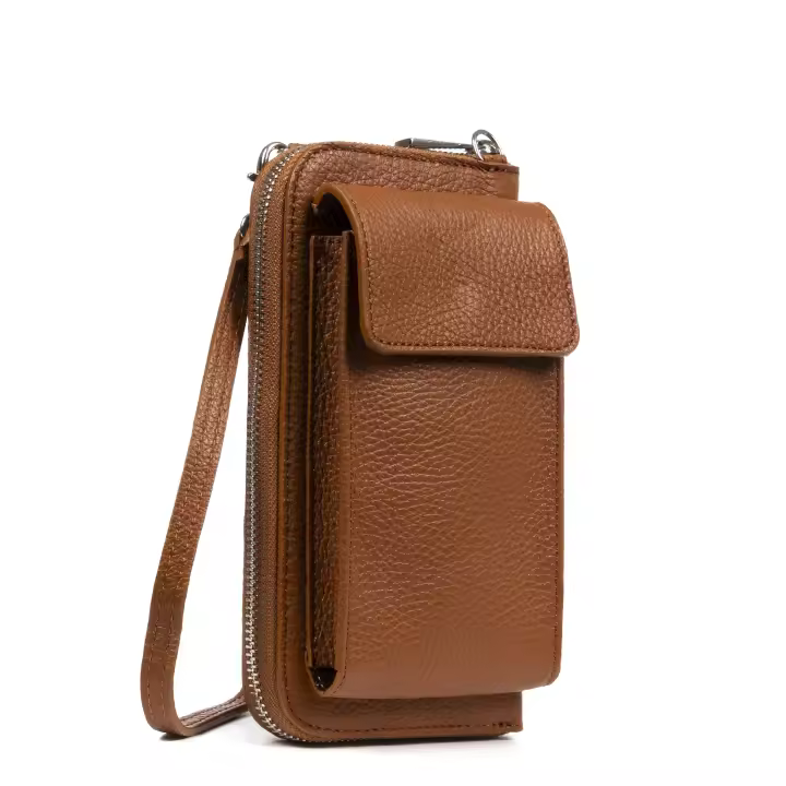 Firenze Artegiani. Carmina Cartera Mujer Mujer.Piel auténtica Dollaro  . Made in Italy. Vera Pelle Italiana. - 1
