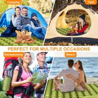 Colchón De Acampar Doble Inflable Con Almohada Y Tela Impermeable Para Senderismo Plegable Matrícula De Viaje Ligera - details 15
