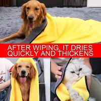 Toalla Absorbente Para Mascotas Ultra-fina Fibra Super Absorbente Para Baño De Perros Y Gatos Suministros De Limpieza - details 0