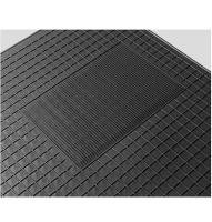 HOGUITA-Juego de 4 Alfombras de Goma para Coche,Alfombrillas Universales para Coche,Antideslizantes,Alfombras Delanteras y Traseras,Color Negro - details 4