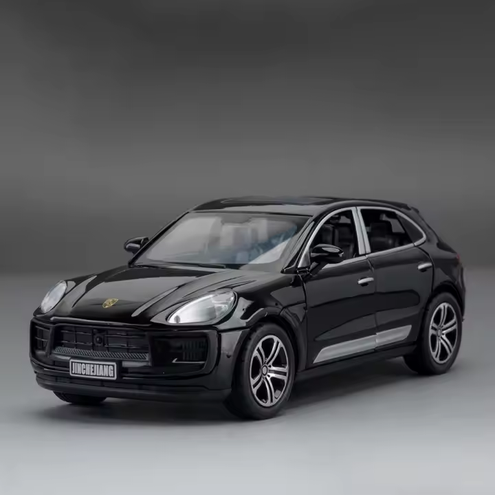 Modelo De Coche Macan T SUV a Escala 1:32 Con Luz Y Sonido Función Retroceso Juguete De Metal Duradero Para Coleccionistas Y Niños - 1