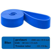 Bandas de resistencia para ejercicio, cintas elásticas de goma para entrenamiento, equipo de Fitness para gimnasio, expansor Unisex - details 5