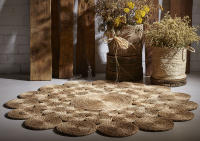 Alfombra Yute Natural 4 Ø150 cm- Parentesi Quadra - details 2