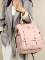 Mochila De Moda Para Mujer Bolsa De Mano De Tela Oxford Multifuncional Impermeable Con Ruedas Bolsa Para Bebés Viaje - details 2