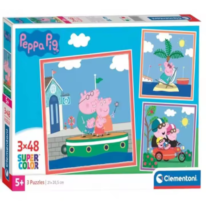 Puzzles 48 piezas square Peppa Pig y su Familia Peppa Pig - 1