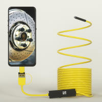 Cámara De Endoscopio Android Con 6 LED Ajustables IP67 Impermeable 1m 2m 5m Micro Cámara De Inspección Video Tubo Serpiente Borescope - details 19