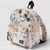 Mochila Disney 2024 Para Niñas Con Diseño De Mickey Translúcido Mini Mochila De Moda Estudiantil Impresión Co-branded Bolsa Escolar Bonita Y Práctica - details 1