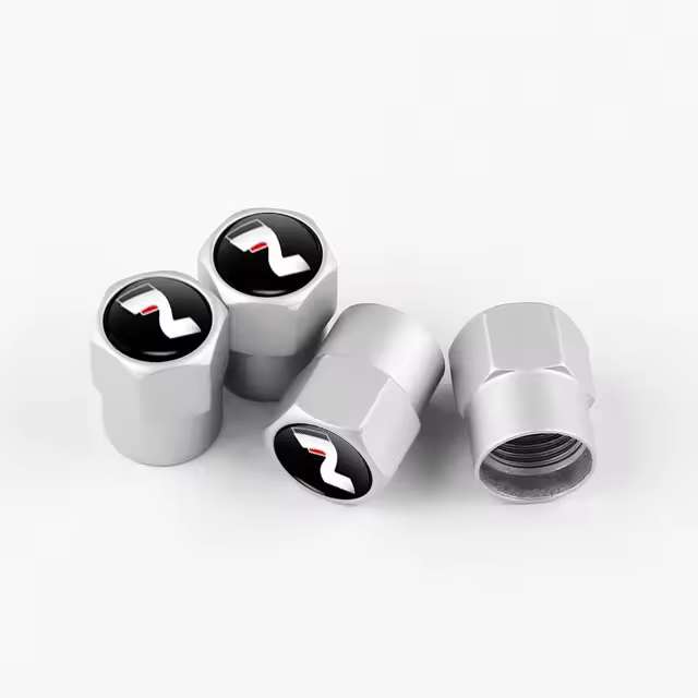 Tapas De Válvula De Neumáticos Para Ruedas De Coche Hyundai N Line Compatible Con I10 I20 I30 Sonata Tucson Azera Elantra Veloster Metalicas - 1