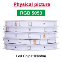 Tira De Luces LED RGB5050 Flexibles Con Control Bluetooth Infrarrojo Y Sync De Música Para TV Decoración De Navidad Regalo 5V - details 3