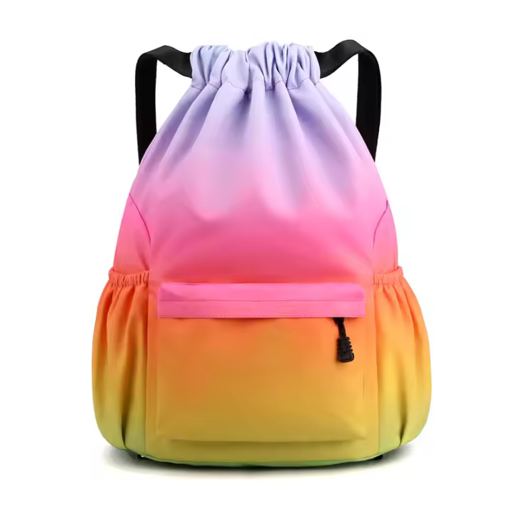 Mochara with Cordón resistant to Agua, Bolsa de Gimnasio Mochara De Playa Mochara Deportiva Sackpack para helbres Mujeres - 1
