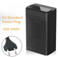 Ventilador Eléctrico Portátil Con Calentador De Aire PTC Para Invierno Calefacción Rápida Control Remoto Cabeza Oscilante Para Baño Y Sala De Estar - details 15