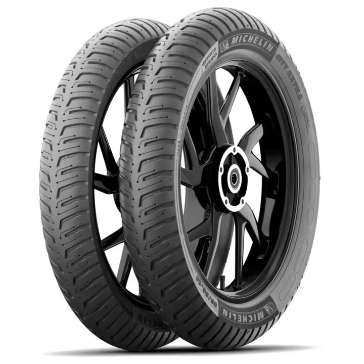 Michelin Moto Neumático Delantero/trasero De Scooter City Extra 46p Tl - 1
