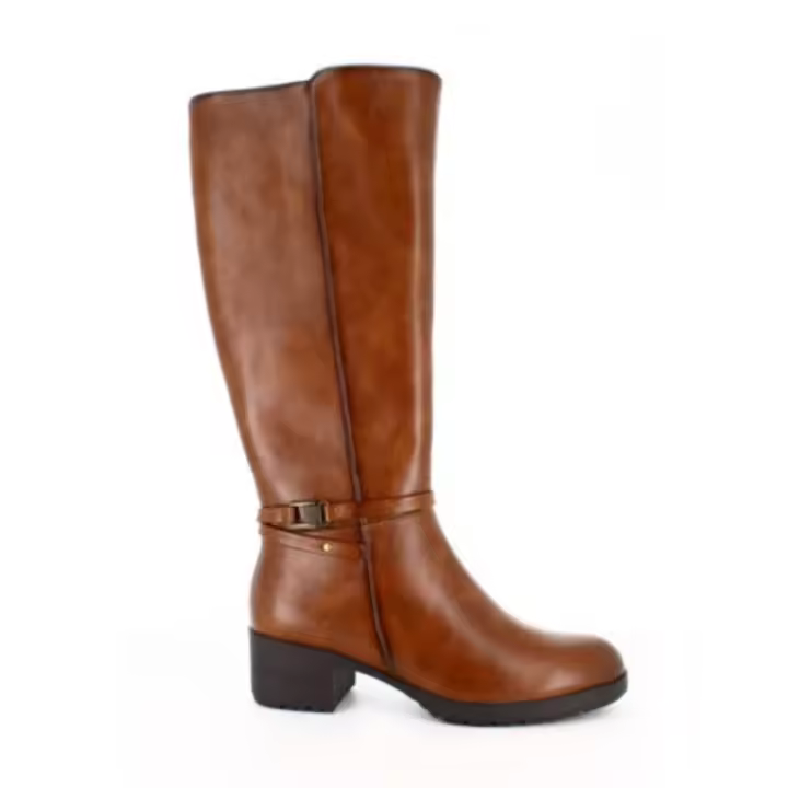 Hispaflex bota alta para mujer 2401 color cuero - 1