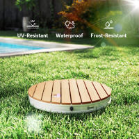 Outsunny Kit de Ducha de Jardín Portátil Ducha Exterior de Suelo Altura Ajustable hasta 4 m Estructura de Aluminio Resistente al Agua a los Rayos UV y a Las Heladas para Camping Piscina Playa - details 5