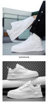 Zapatos Blancos Para Hombre Y Pareja Zapatillas Casuales De Patinaje Cómodas Moda Antideslizantes Suela Gruesa Tallas Grandes 39-47 - details 10