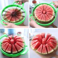 Cortador De Sandía De Acero Inoxidable Multifuncional Portátil Herramienta De Corte De Frutas Creativa Y Ahorradora De Esfuerzo - details 0