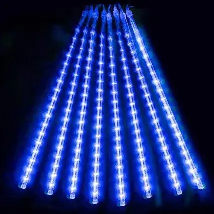 Luces De Lluvia De Meteoros LED 30CM Impermeables Para Decoración De Jardín Y Fiesta Navideña Lámpara De Hidrocaloría De Navidad - 1