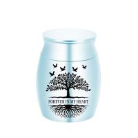 Juego De Urna Metálica Para Mascotas De Gato Y Perro Con Diseño De Árbol De La Vida Preventiva De Ingreso De Agua Fúnebre Fácil De Llevar Caja De Urnas Para Animales Domésticos - details 9