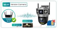 Cámara De Seguridad IP 12MP 6K PTZ Wifi Exterior Doble Lente 3 Pantallas Detección Humana Zoom Digital CCTV Cámara De Vigilancia - details 2