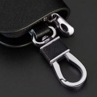 Funda De Llave De Coche En Cuero Para Renault Megane 2 3 Koleos Clio Cubierta De Madera Accesorios De Auto Organizador - details 5