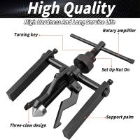 Extractor de coberturas de tres mordaza, herramienta de extracción de coberturas para automóviles y motortetas - details 1