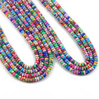 110pcs Cuentas De Arcilla Polimérica Planas Y Redondas Con Estampado Floral Multicolor Para Creación De Joyas DIY Pulseras Collares Aretes - details 4