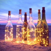 Cinta De Luces LED Para Botella De Vino 5pcs Decoración Navideña De Guirnalda De Luces Eléctricas Faeirys En Hilo De Cobre - details 3