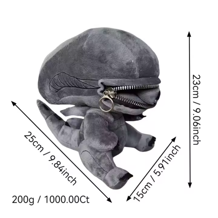 Muñeco de peluche de acorazado alienígenaPeriféricos de terror y ciencia ficción - 1