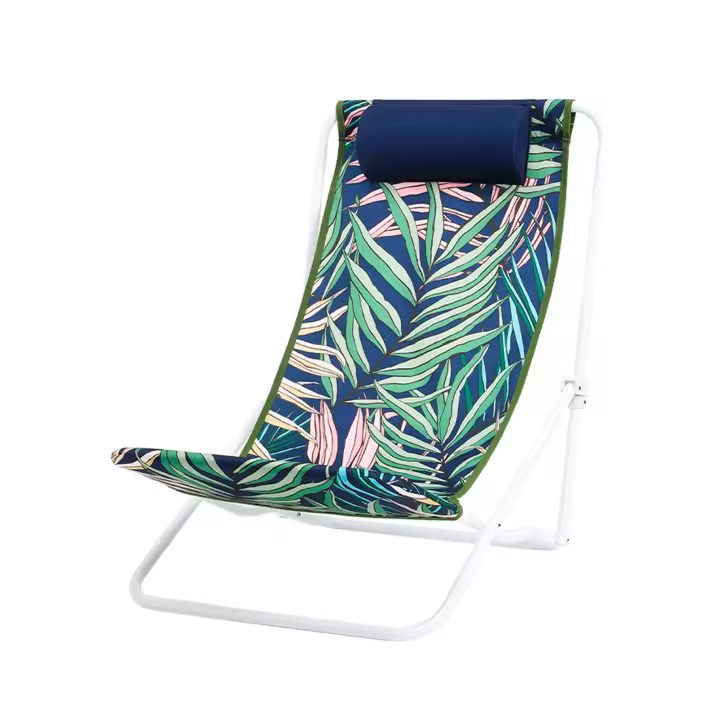 UD - Silla de Playa Plegable de Acero y Tela Oxford – Soporta 110 kg – Medidas 55x77x73 cm | Ligera, Resistente y Portátil - 1