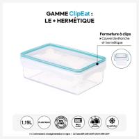Pro Navidad® Set 8 Piezas envases herméticos de plástico para almacenamiento de alimentos (4 envases, 4 tapas) Fiambreras para alimentos, para cocina, despensa, microondas y congelador - SIN BPA - details 0