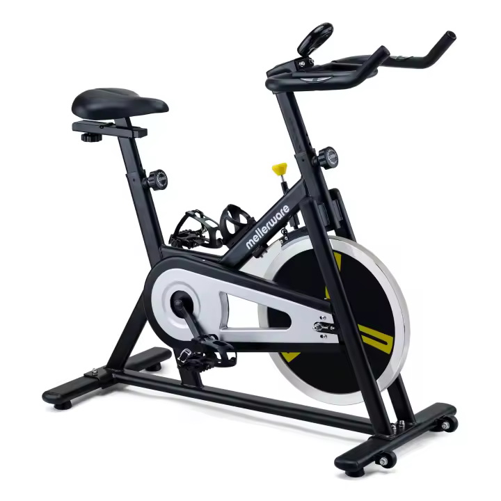 Mellerware - Bicicleta estática Loopy! Track, regulable, 8 Niveles. Volante Inercia 16 kg. Velocidad, Tiempo, Calorías, Distancia, fitness, deporte, ciclismo indoor, spinning - 1