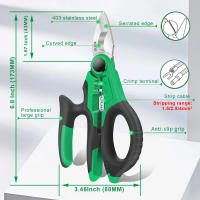 Tijeras Eléctricas LAOA De 6/7 Pulgadas Corte Y Deshuesado De Cables 1.5-4mm² Acero Inoxidable Para Trabajo Eléctrico - details 2