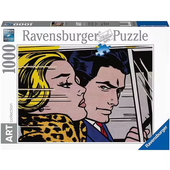 Puzzle adultos 1000 piezas del cuadro In the Car de Roy Lichtenstein - 1