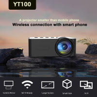 Proyector YT100 Portátil De Alta Calidad Para Exteriores Y Camping Soporta Mirroring Inalámbrico Para Teléfono Móvil Teatro En Casa Con Altavoz Integrado - details 0