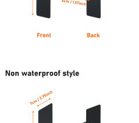 Lámpara De Pared LED 18W Impermeable En Negro O Blanco Para Jardín Patio Aisle Interior Habitación Dormitorio Moderna - details 3