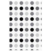 vidaXL Estor enrollable para ducha tela 160x240 cm ancho 156 cm en color Gris claro/Círculos/Cuadrado y más | protección solar decorativa para ventanas hogar oficina dormitorio fácil de instalar - details 1