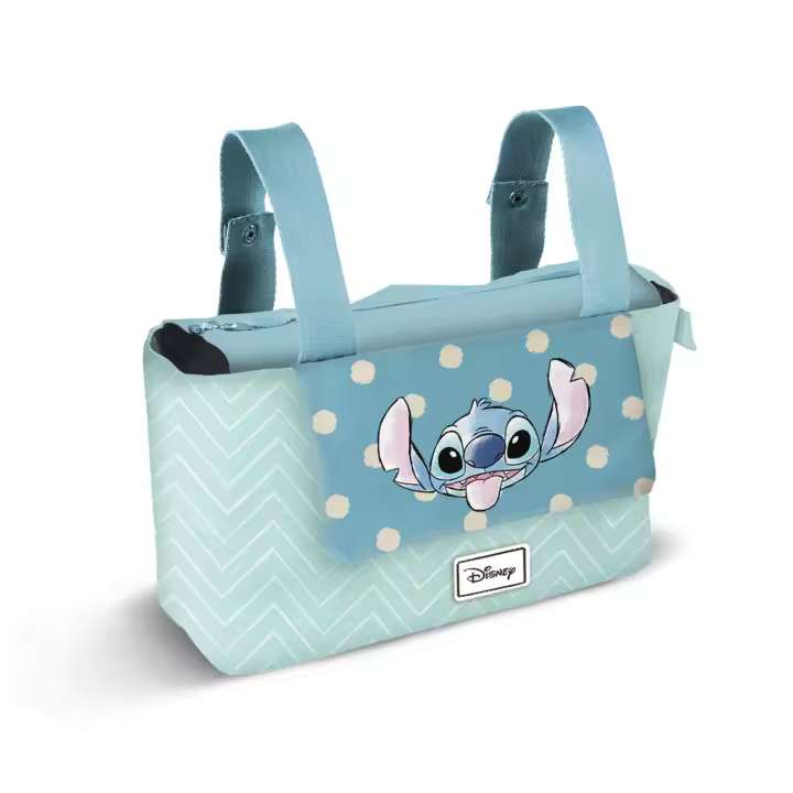 Disney Lilo y Stitch Lovely Bolso Organizador Carro Bebé Hamper Mommy, Azul - 1