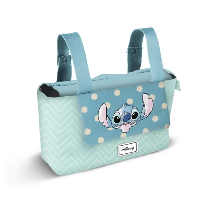 Disney Lilo y Stitch Lovely Bolso Organizador Carro Bebé Hamper Mommy, Azul - 1