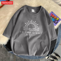 Camiseta De Algodón De Alta Calidad Para Hombre Con Diseño Gráfico De 'Ser La Luz' Matthew 5:14 Estilo Casual Veraniego Manga Corta Cuello Redondo - details 24