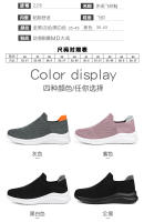 Zapatillas De Correr Para Hombre Y Mujer 2023 Comodidad Durabilidad Blanco Suela Plana Canvas Talla 35-44 Zapatillas Clásicas Sin Cordones Mesh EVA - details 4