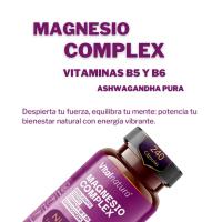 Magnesio Complex Vitalnatura | Citrato 1593 mg + Bisglicinato 600 mg (375mg Elemental) + Vitaminas B5, B6 y Ashwagandha Pura | Potencia y Energía Natural, Reduce el Estrés y el Cortisol, Músculos Fuertes, Sueño Reparador y Relajante | 240 Cápsulas - details 6