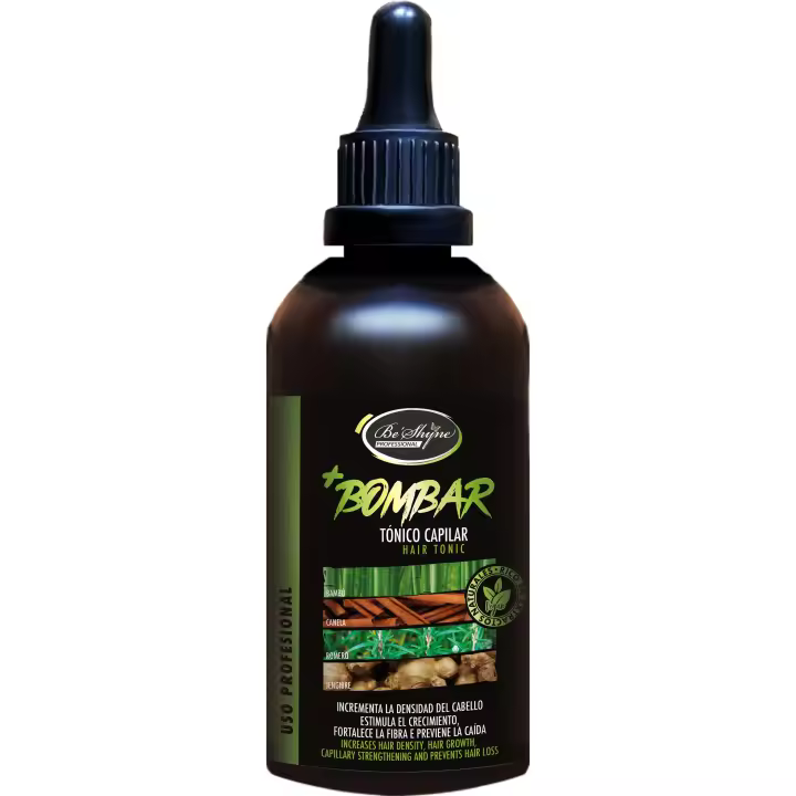 Tónico capilar Bombar, Be´Shyne 125ml, estimula el crecimiento. - 1