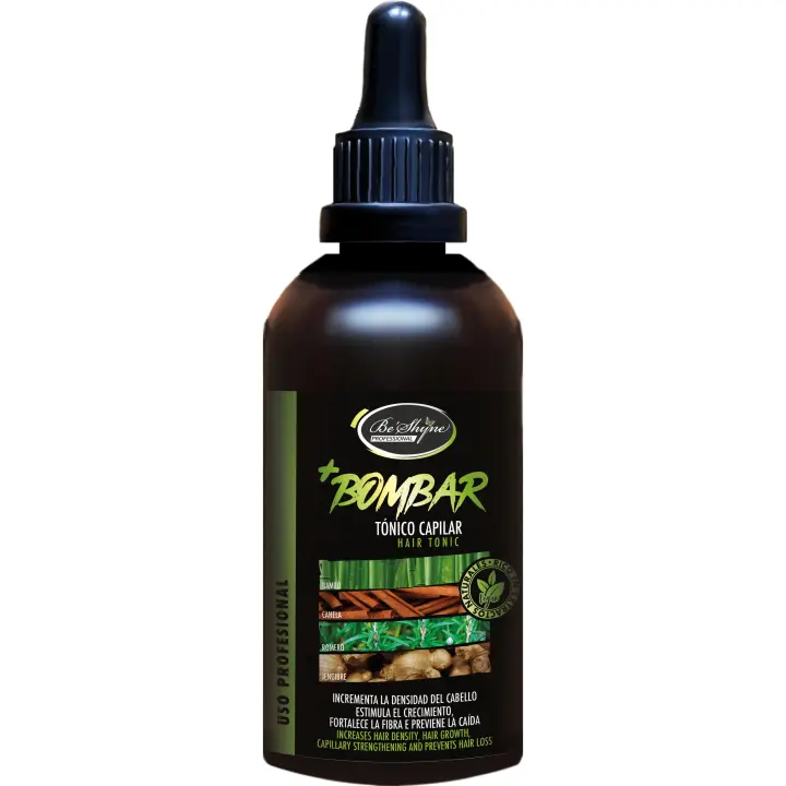 Tónico capilar Bombar, Be´Shyne 125ml, estimula el crecimiento. - 1