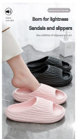 Pantuflas De Baño Para Mujer Y Hombre Con Plataforma Gruesa EVA No Esmerilada Interior Suave Sandalias De Verano Antideslizantes Flip Flops Para Uso Doméstico - details 1
